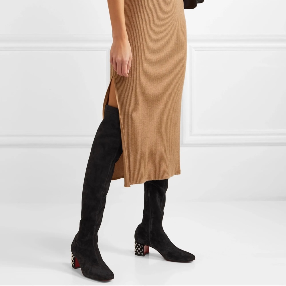 Christian Louboutin Boots. Thigh high.